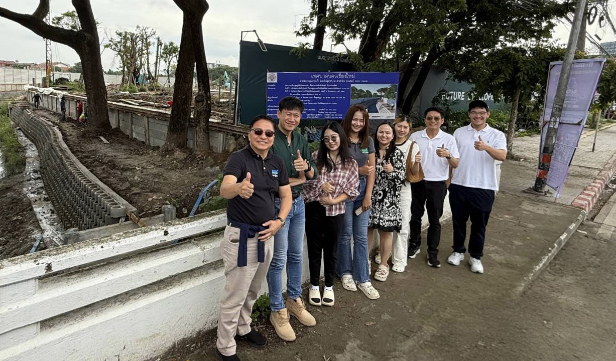 RT ต้อนรับ APM เยี่ยมชมโครงการปรับปรุงภูมิทัศน์คลองแม่ข่า จ.เชียงใหม่