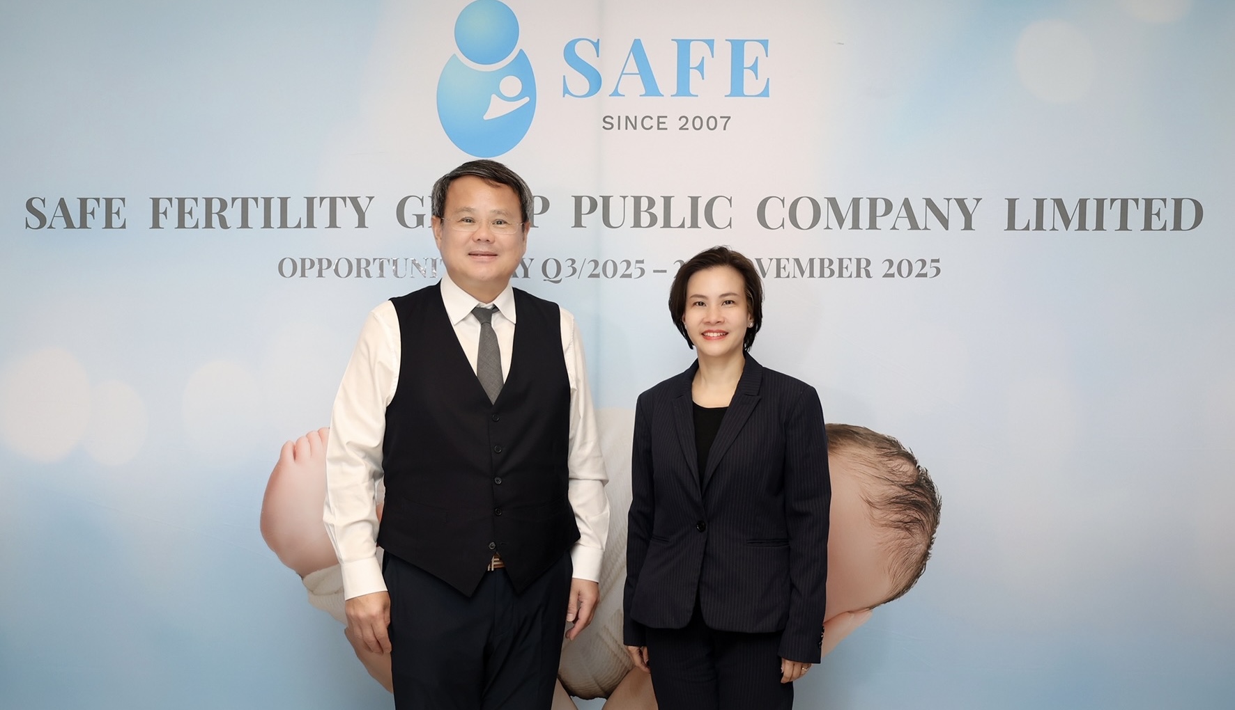 SAFE โชว์กำไร Q3/68 โต 16.4 % ตอกย้ำเทรนด์บริการรักษาภาวะมีบุตรยากโตสวย